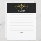 Kerst Vintage Ornamenten Rand 4 zwart (Achterkant)