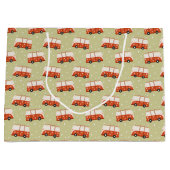 Kerst Vintage Van Illustratie Cadeautas (Voorkant)