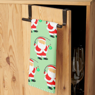 Kerst Vis Vakantie Cadeau Theedoek