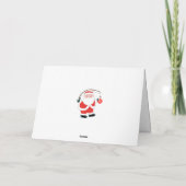 Kerst vissen feestdagen kaart (Achterkant)