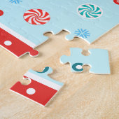 Kerst vissen legpuzzel (Zijkant)