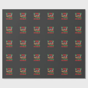 Kerst Vissen Merry Fish Jou Cadeaupapier