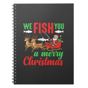 Kerst Vissen Merry Fish Jou Notitieboek