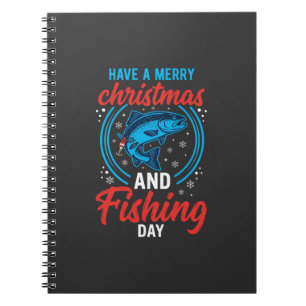 Kerst vissen vintage vakantie notitieboek