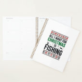 Kerst Visserij Horrorsweater Ontwerp Planner (Display)