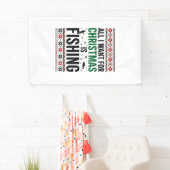 Kerst Visserij Horrorsweater Ontwerp Spandoek (Insitu)
