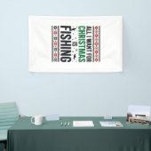 Kerst Visserij Horrorsweater Ontwerp Spandoek (Beurs)