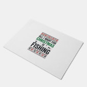 Kerst Visserij Horrortrui Ontwerp Deurmat (Schuin)
