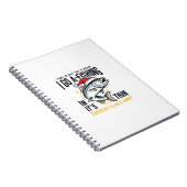 Kerst Visstroom Citaat Ontwerp Notitieboek (Rechterzijde)