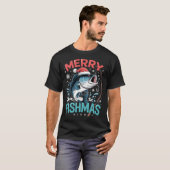 Kerst Visuitrusting T-shirt (Voorkant volledig)