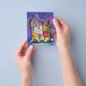Kerst Vlieger Koppel Kabouters Zingen Pret Flyer (Hand)