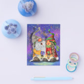 Kerst Vlieger Koppel Kabouters Zingen Pret Flyer (Enkel)