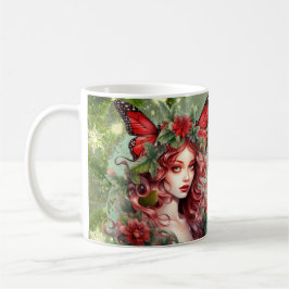 Kerst Vlinder Fairy Koffiemok