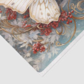 Kerst Vlinders 4 vierkant Tissuepapier (Detail)