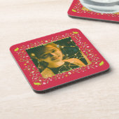 Kerst Voeg je eigen foto toe lijst onderzetter 6 s (Linkerzijde)