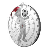 kerst voetbal dartbord (Voorkant Rechts)