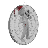 kerst voetbal dartbord (Voorkant Links)