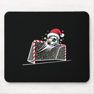 Kerst Voetbal Doel Byll Lichtjes Kerstman Xmas Kin Muismat