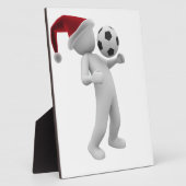 kerst voetbal fotoplaat (Zijkant)
