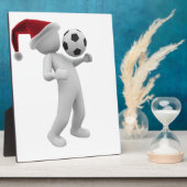 kerst voetbal fotoplaat (Zijkant)