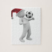 kerst voetbal legpuzzel (Verticaal)