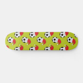 Kerst Voetbal met Santa Claus Pet Pattern Persoonlijk Skateboard (Horizontaal)