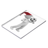 kerst voetbal notitieboek (Linkerzijde)