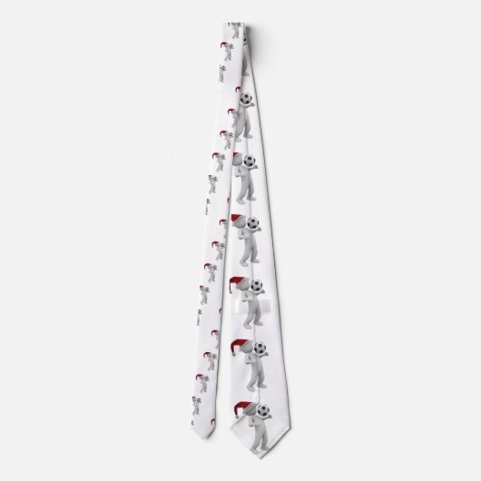 kerst voetbal stropdas (Achterkant)