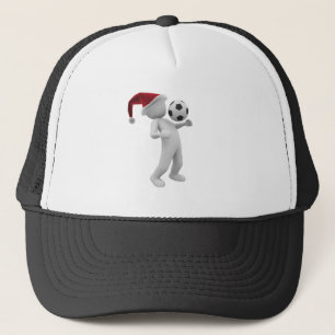 kerst voetbal trucker pet