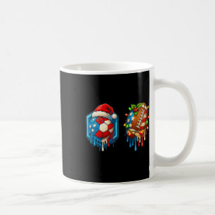 Kerst Voetbal Voetbal Drip Ons Vlag Ijs Cream D Koffiemok