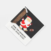 Kerst Voetbalfeest Servet (Hoek)