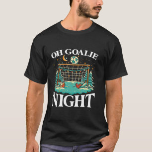 Kerst Voetballer Kerstdag Doelman Kerstman T-shirt