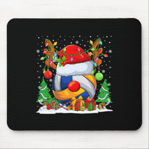 Kerst Volleybal Rendier & Camp; Santa Hat Kerstmis Muismat