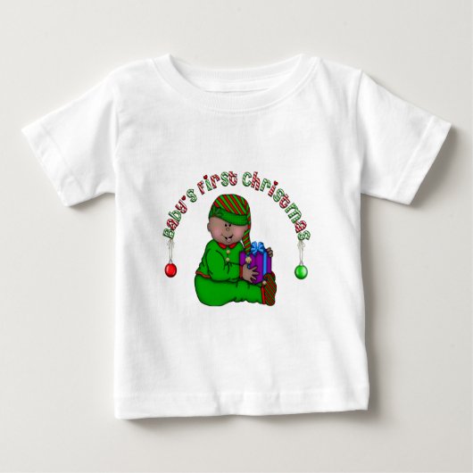 Kerst voor de baby Elf voor de eerste kerst van de (Voorkant)