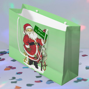 Kerst voor de baby met leuk bordje van Kerstman Groot Cadeauzakje