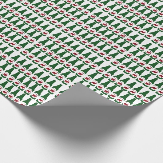 Kerst voor de bierovers cadeaupapier (Hoek)