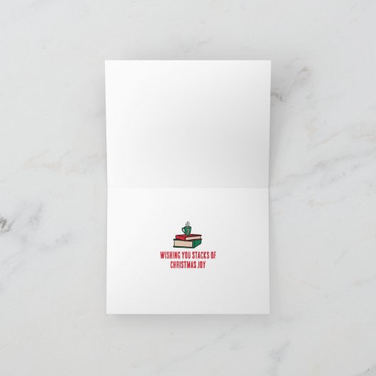 Kerst voor de lezers kaart (Binnen)