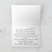 Kerst voor deze bijzondere zoon. feestdagen kaart (Binnen)