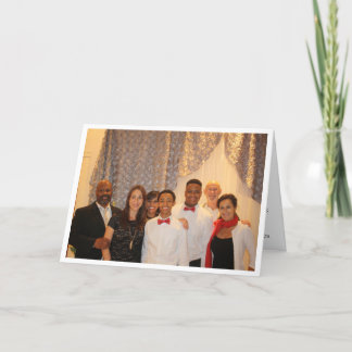 Kerst voor deze bijzondere zoon. feestdagen kaart