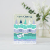 Kerst voor Hair Stylist Snowflakes Scrapbooking Feestdagenkaart (Staand voorkant)