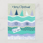 Kerst voor Hair Stylist Snowflakes Scrapbooking Feestdagenkaart (Voorkant)