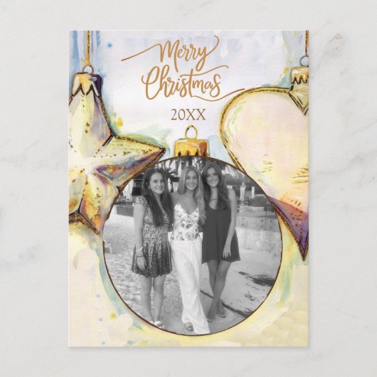 Kerst voor sierdoeleinden briefkaart (Voorkant)