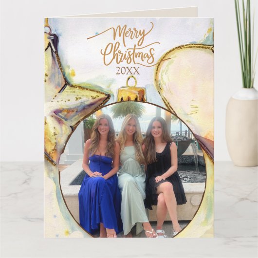 Kerst voor sierdoeleinden kaart (Voorkant)