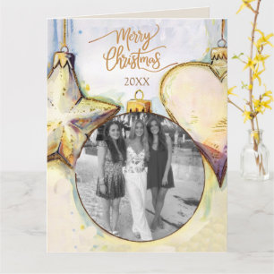 Kerst voor sierdoeleinden kaart