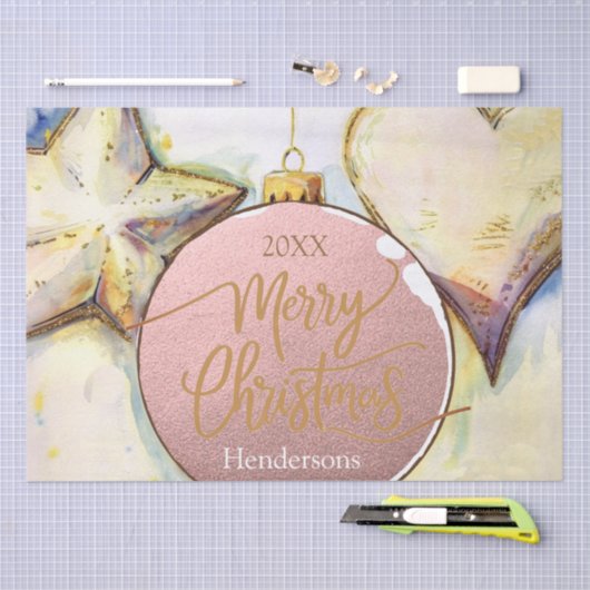 Kerst voor sierdoeleinden tissuepapier (Craft)