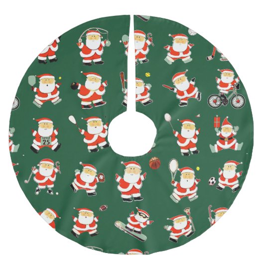 Kerst voor sportfans kerstboom rok (Voorkant)