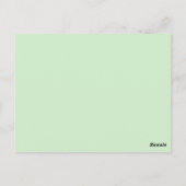 Kerst voorbij briefkaart (Achterkant)