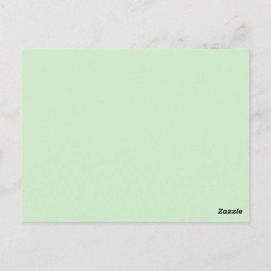 Kerst voorbij briefkaart (Achterkant)