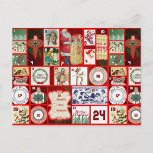 Kerst voorbij briefkaart