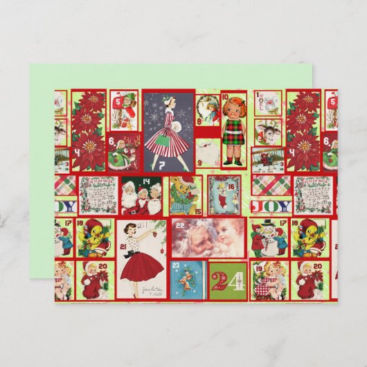 Kerst voorbij briefkaart (Voorkant / Achterkant)